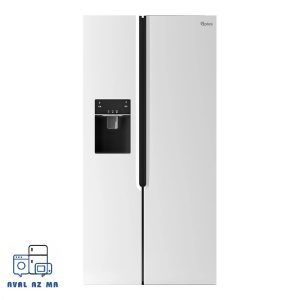 یخچال و فریزر ساید بای ساید 28 فوت جی پلاس مدل GSS-M7625W
