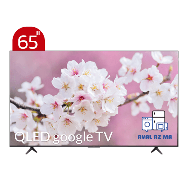 تلویزیون QLED UHD 4K هوشمند google TV تی سی ال مدل C655 سایز 65 اینچ