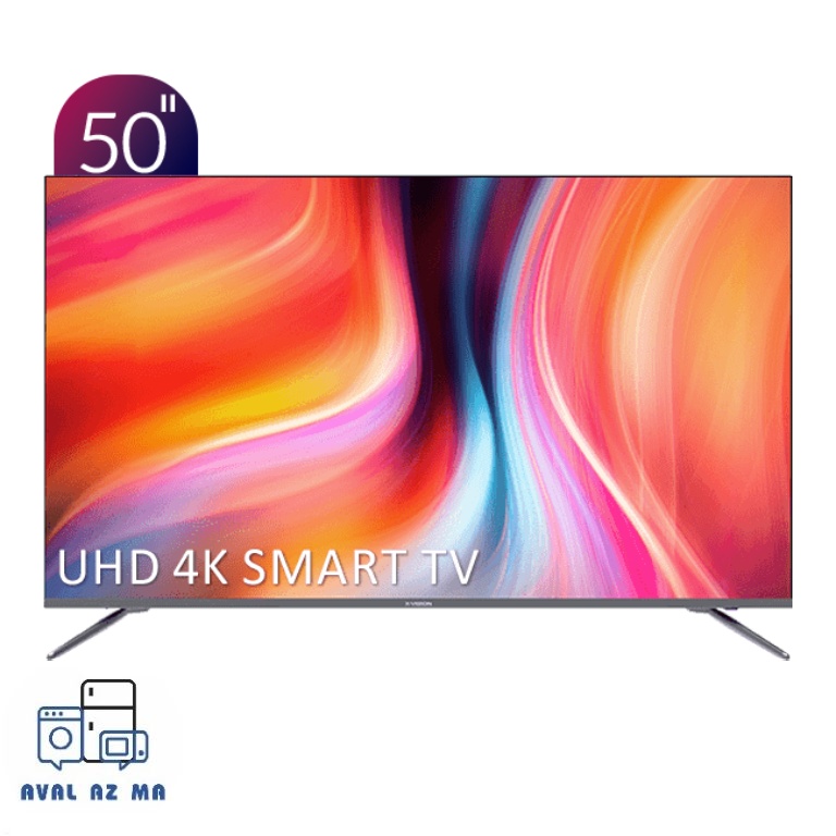 تلویزیون UHD 4K هوشمند ایکسویژن سری 6 مدل XCU685 سایز 50 اینچ