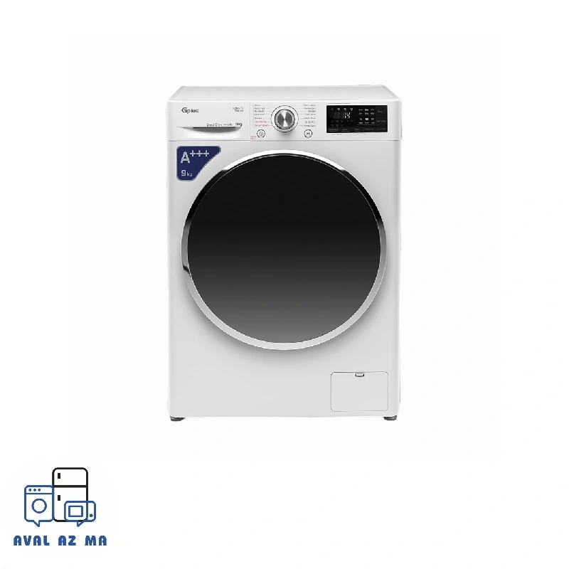 ماشین لباسشویی 9 کیلویی جی پلاس مدل GWM-R99W